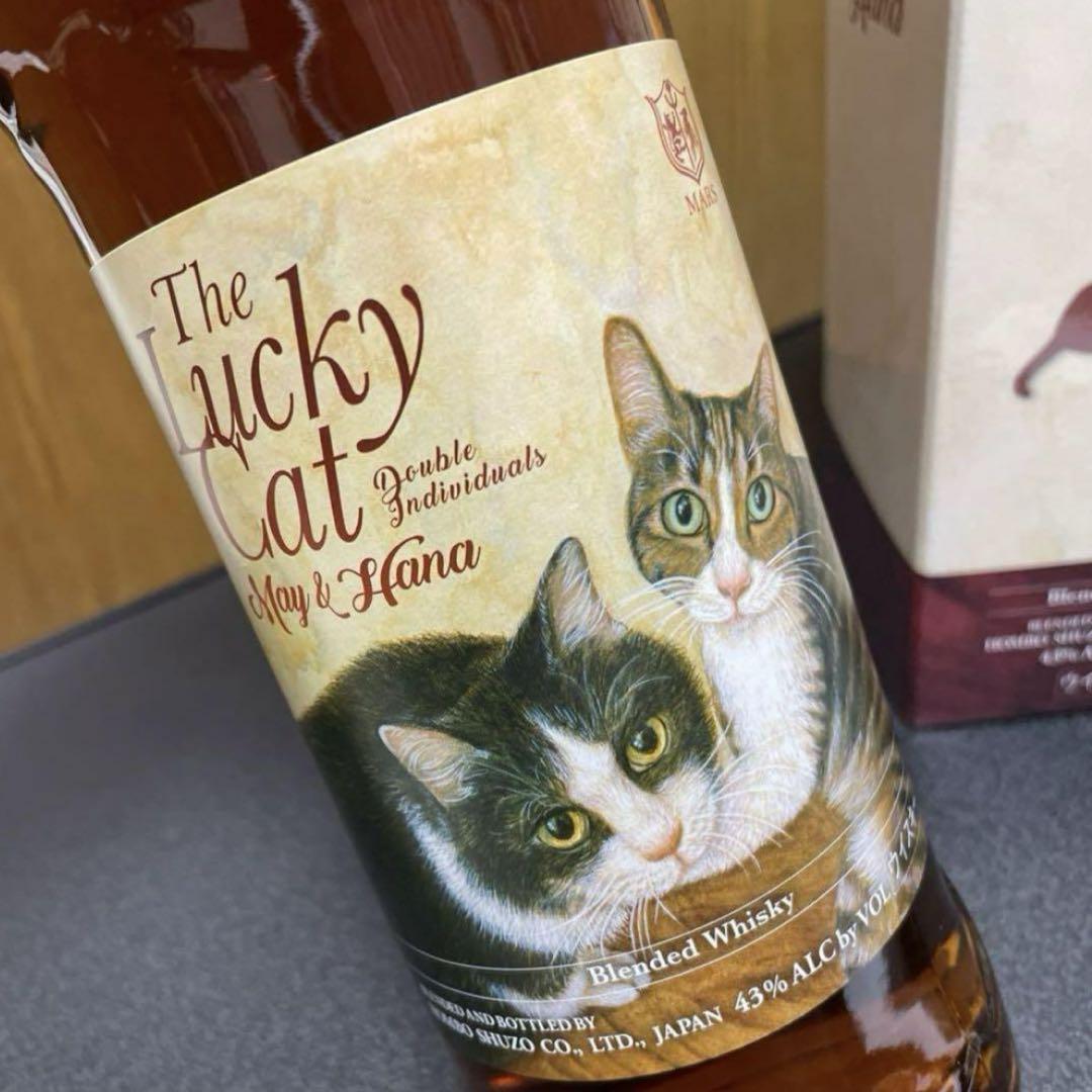 メーカー直売所 送料込み‼️The Lucky Cat May&Hana 43%700ml ウイスキー