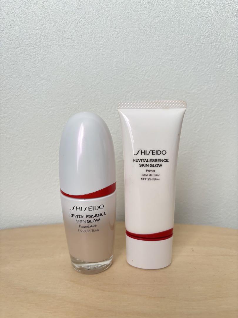 SHISEIDO リバイタルエッセンススキングロウファンデ 140&下地
