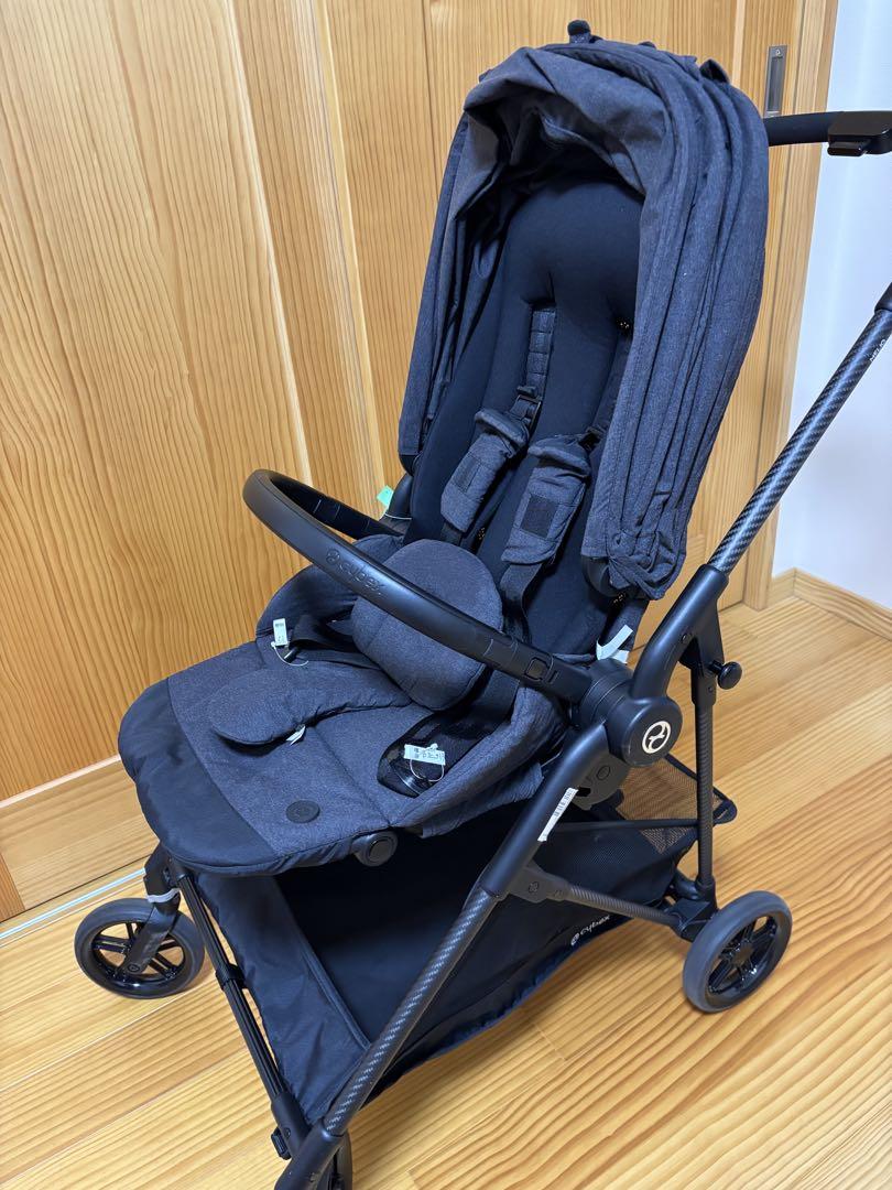 cybex Melio Carbon ベビーカー ディープブラック
