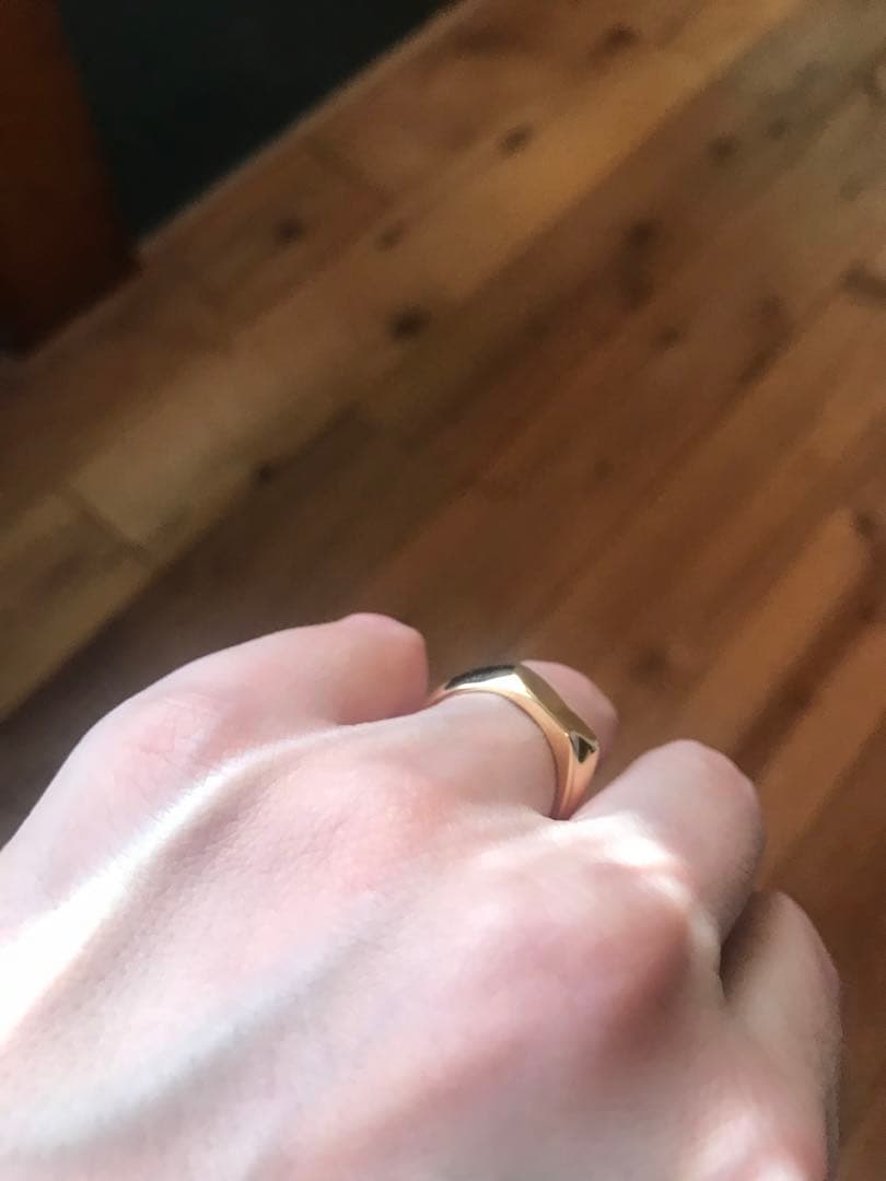 ティファニー　フルハートリング　カーブドハート　k18 18金 18k