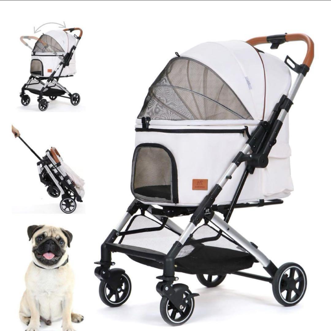 最新コレックション SKISOPGO ペットカート 対面両用 ペットベビーカー 犬 猫 バギー ミニカー