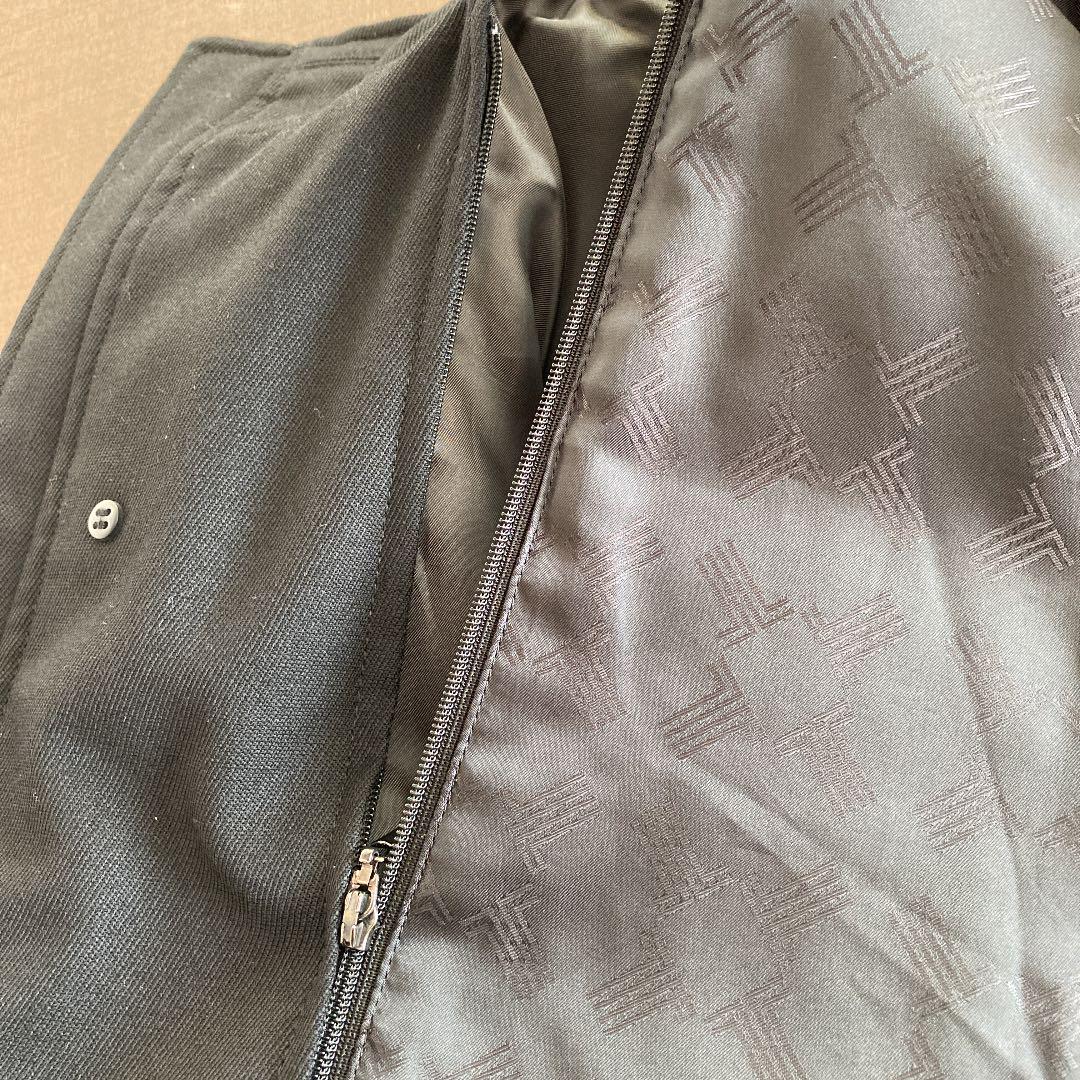 LANVIN コート　ダウン裏地付　襟ファー　メンズ　XL