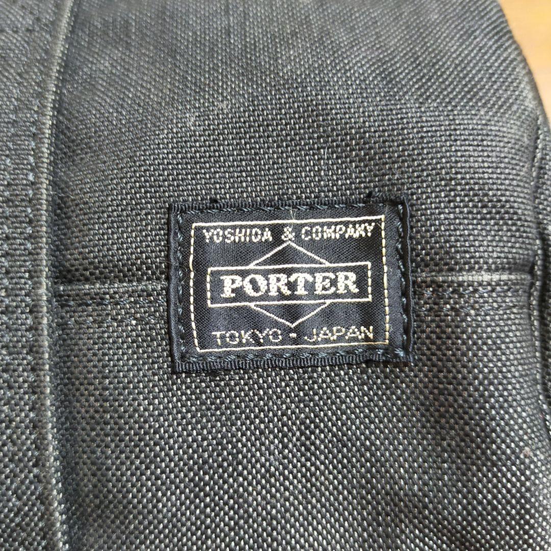 (使用品)PORTER ドラムバッグ/スモーキー/ミニボストンバッグ/黒