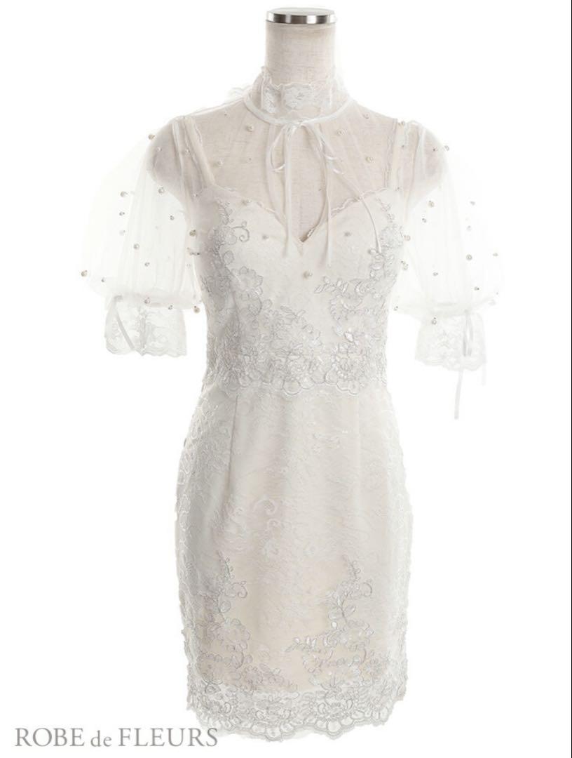 ROBEdeFLEURS romance pearl lace dress ♡ ROBEdeFLEURS romance pearl lace dress ♡