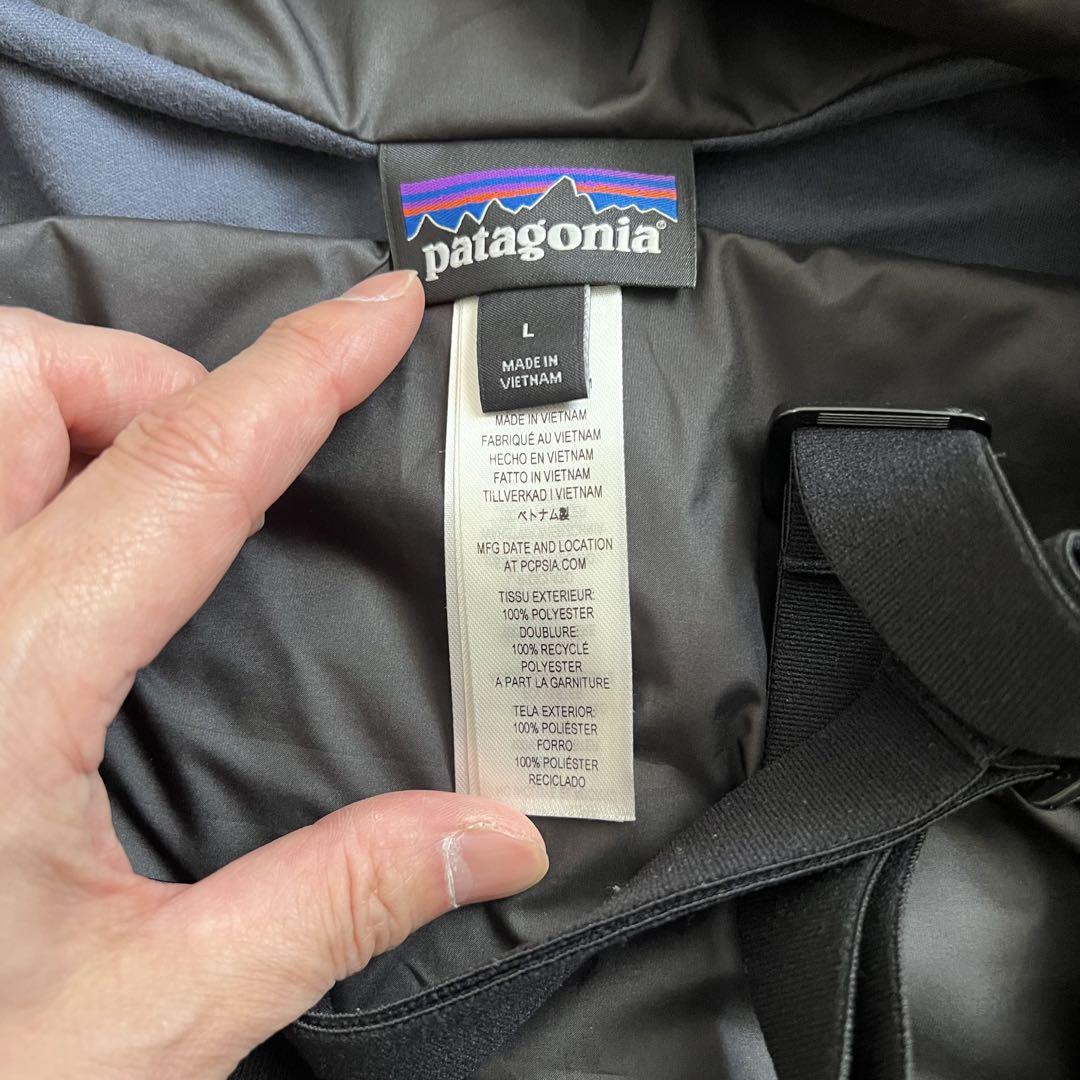 美品！ Patagonia パタゴニア パウダータウンビブ Lサイズ 黒