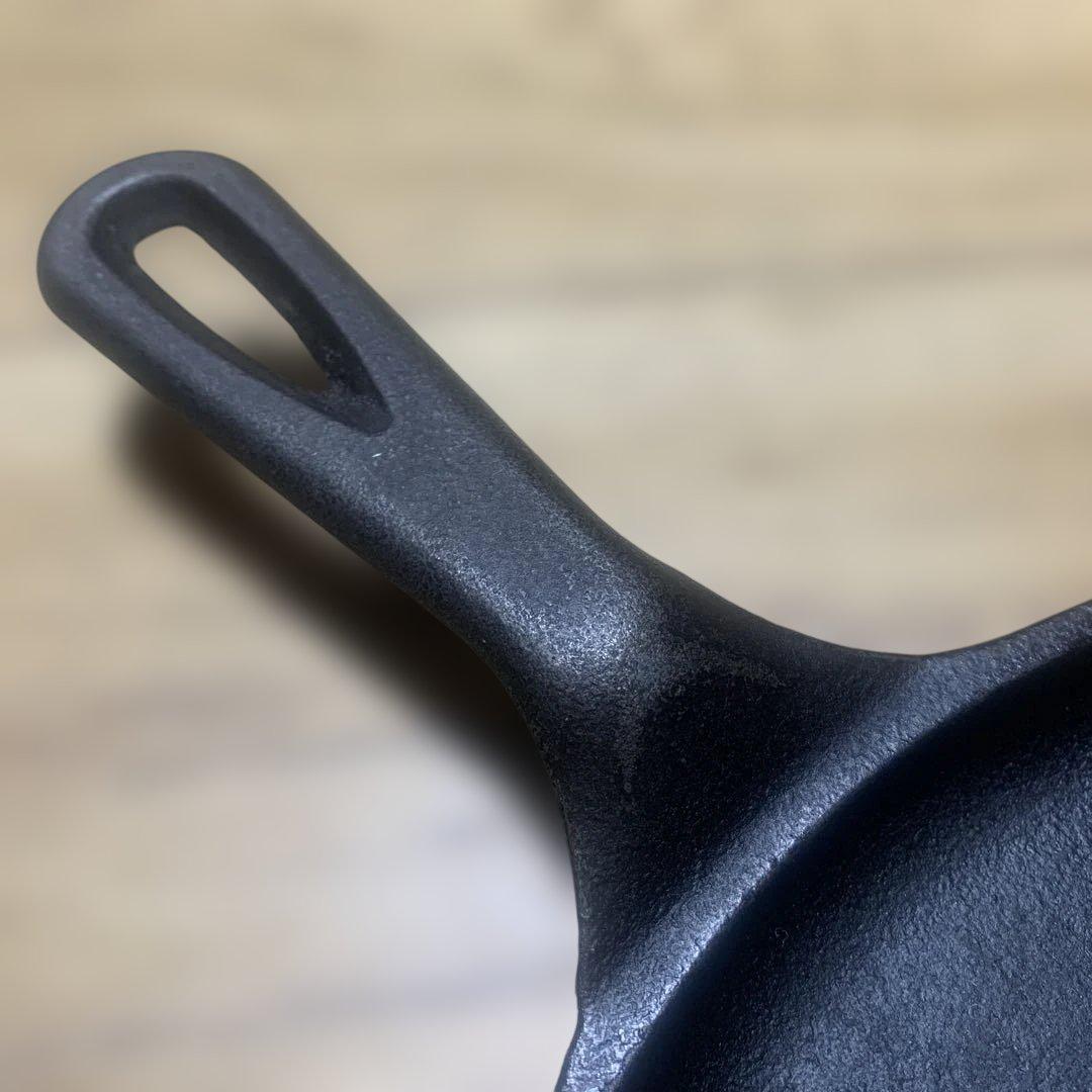 中古3枚 LODGE USA ロッジ ラウンドグリル 21cm 鉄板 キャンプ