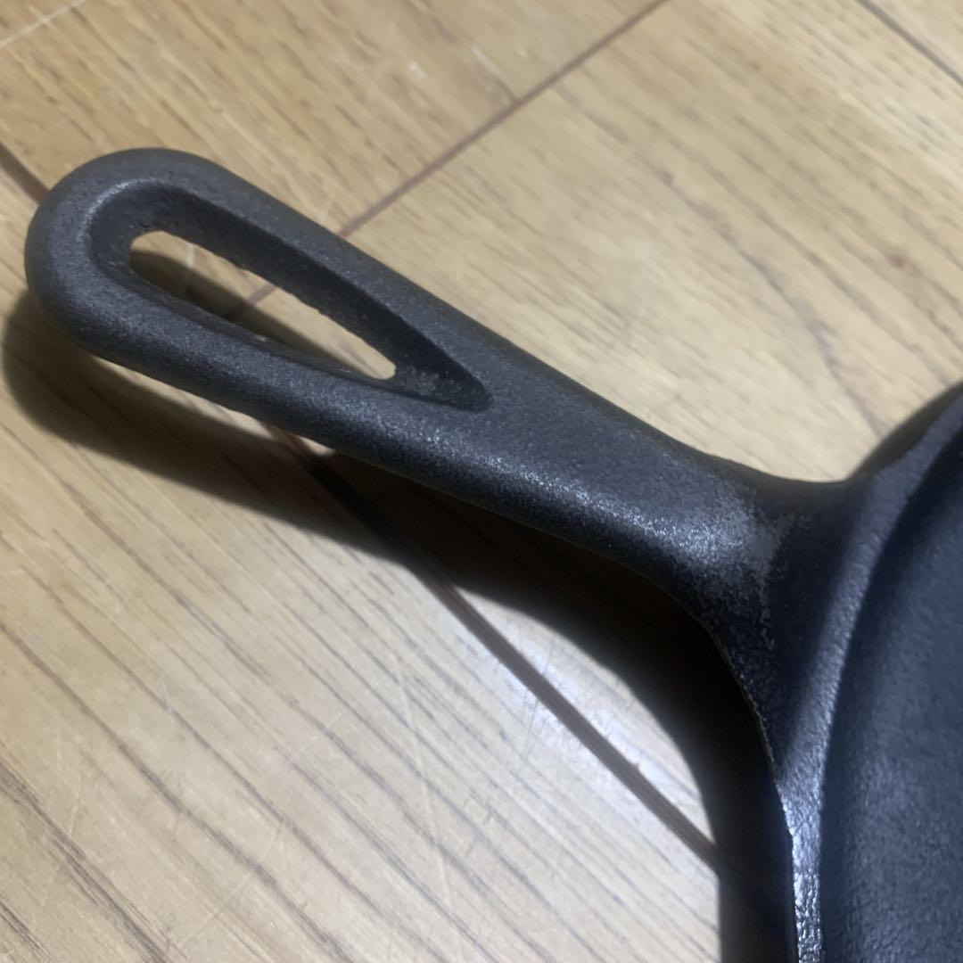 中古3枚 LODGE USA ロッジ ラウンドグリル 21cm 鉄板 キャンプ