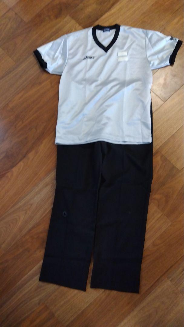 バスケットボール審判服　上下セット シャツM,スラックスL