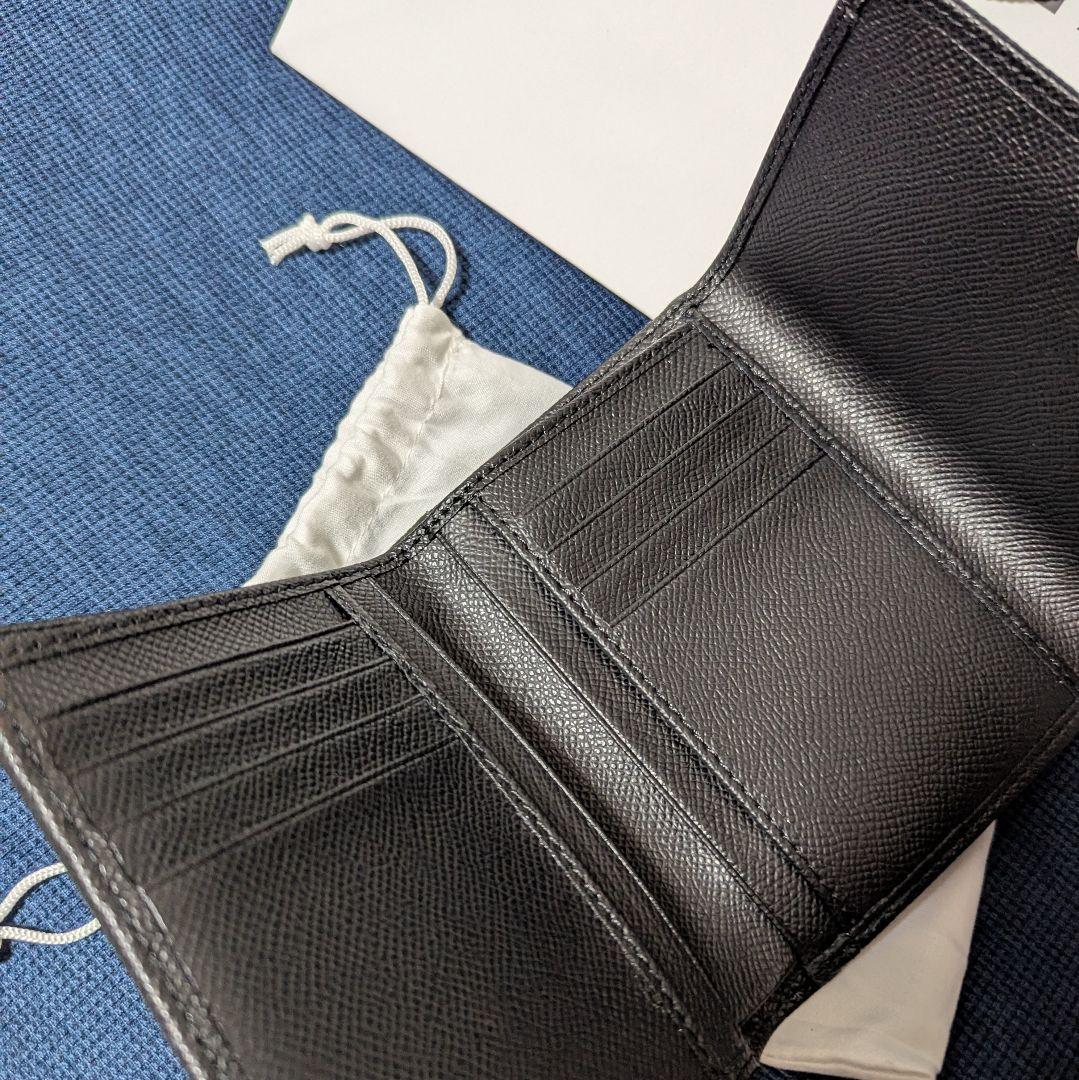 ブラック 三つ折り財布