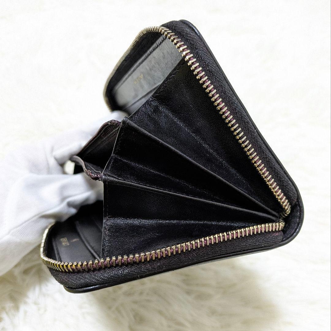 大人気✨CHANEL　フィリグリー　キャビアスキン　ラウンドファスナー　長財布