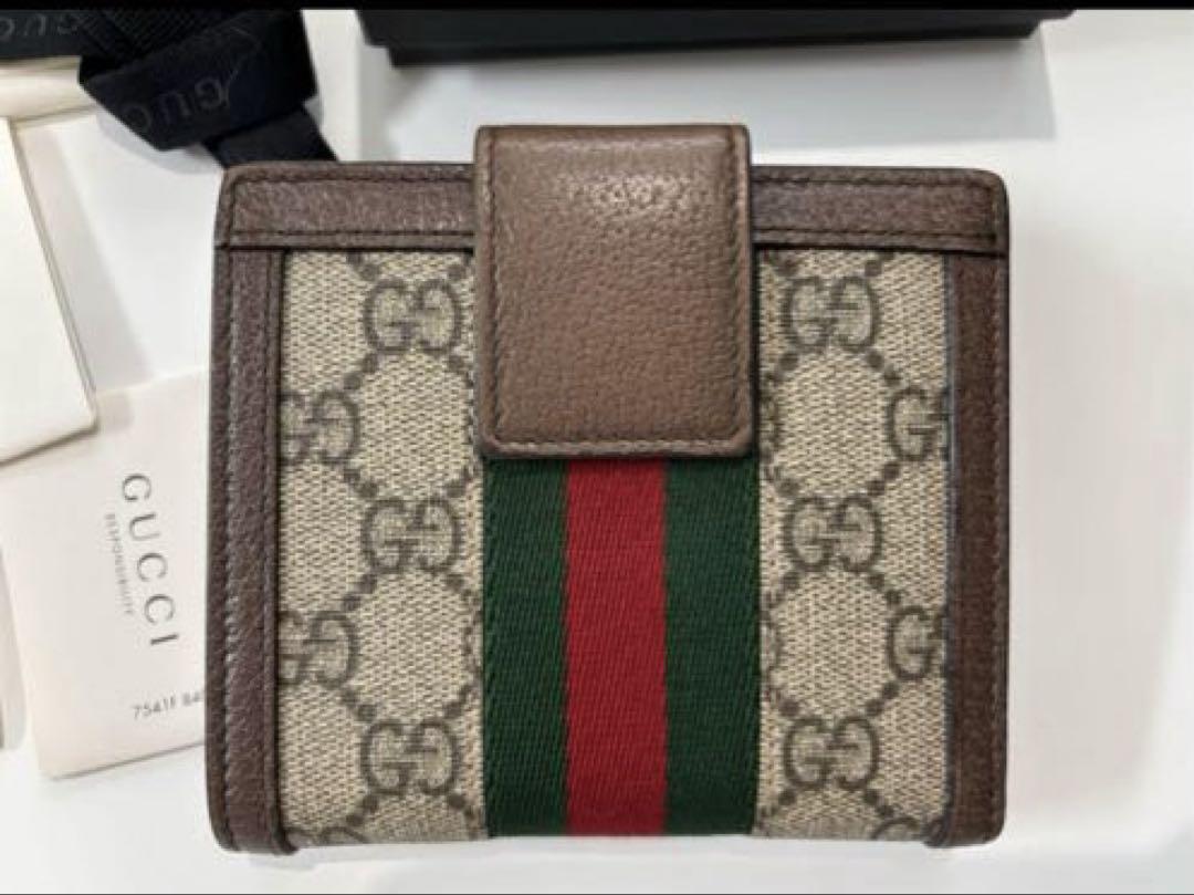 松松✳︎GUCCI 【正規品】グッチ財布 シェリーラインマーモント