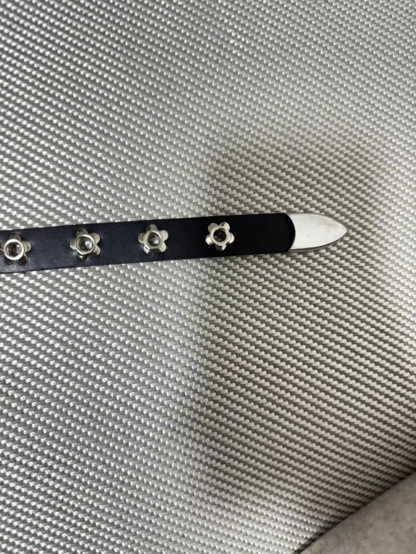 OUR LEGACY 「BELT 2 CM FLOWERS ON BLACK LEATHER」 – SISTER