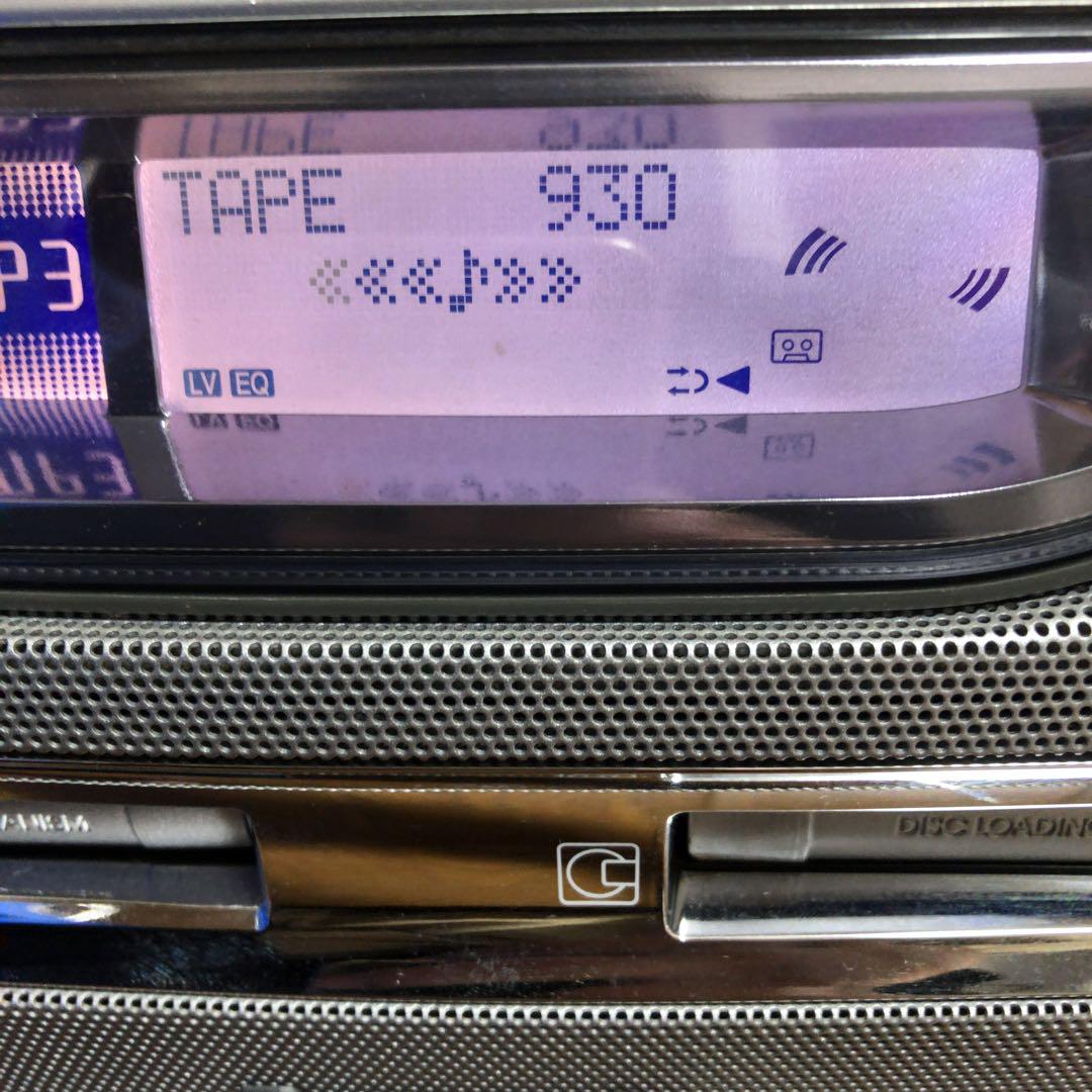 動作品】 Panasonic MDラジカセ RX-MDX80 本体 CD テープ - メルカリ