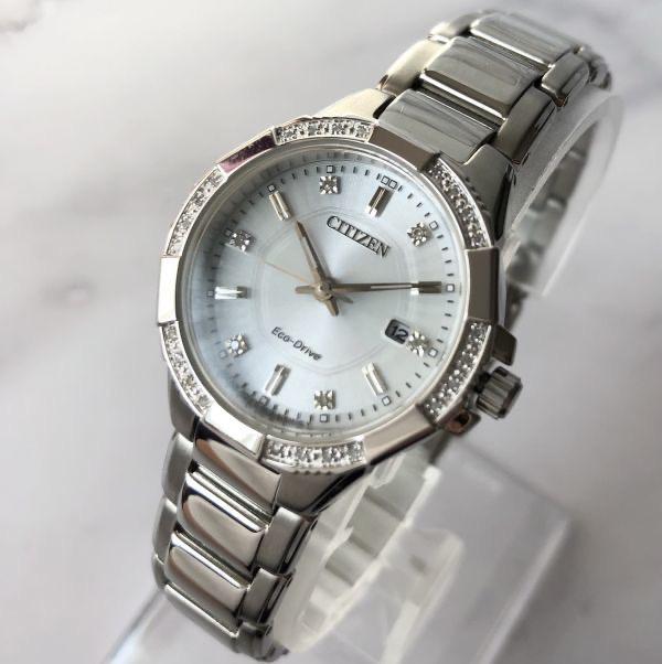 格安通販 展示品 腕時計 CITIZEN レディース IZqMO-m59660332505 ダイヤモンド シチズン ソーラー 即納再入荷
