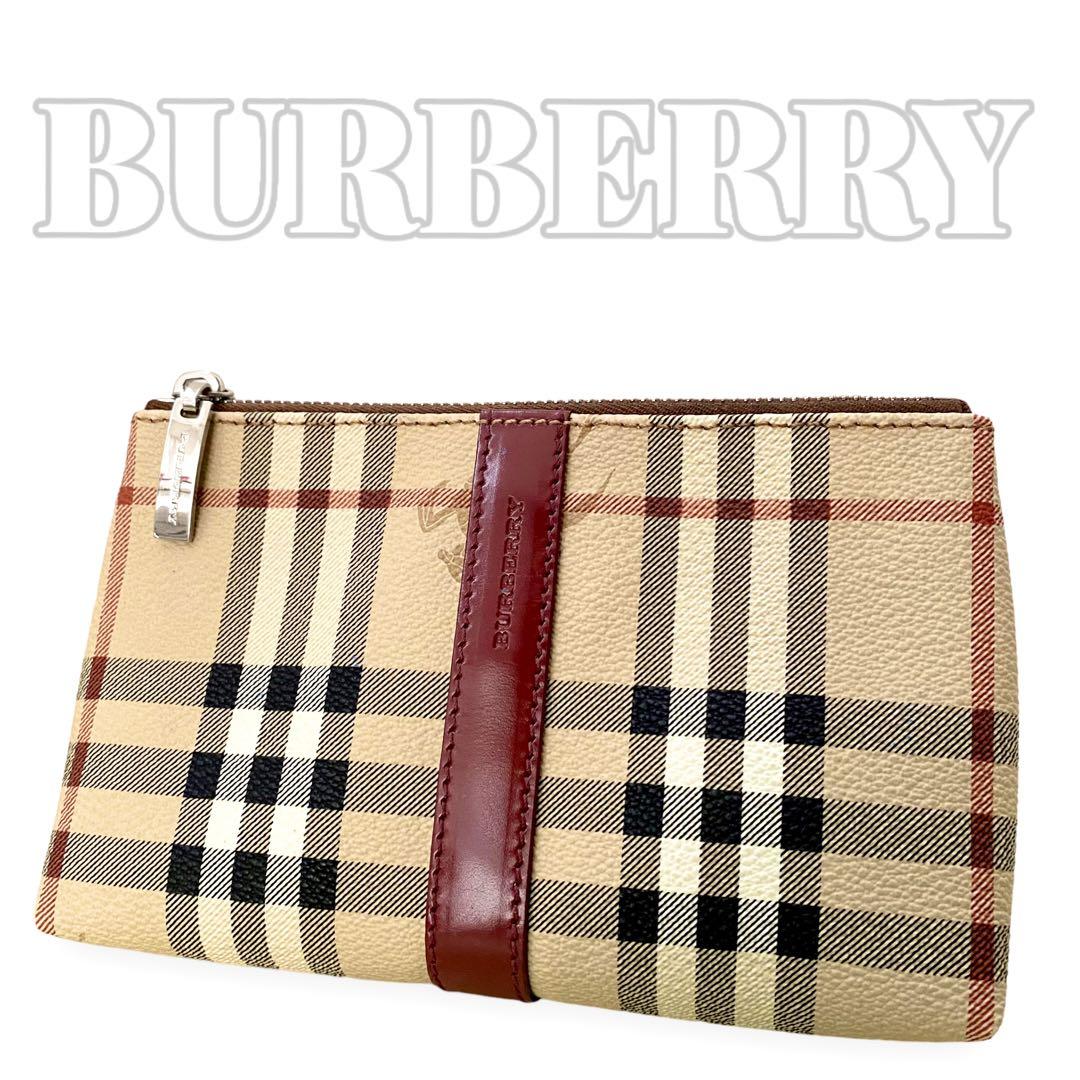 BURBERRY ポーチ ノバチェック 5618