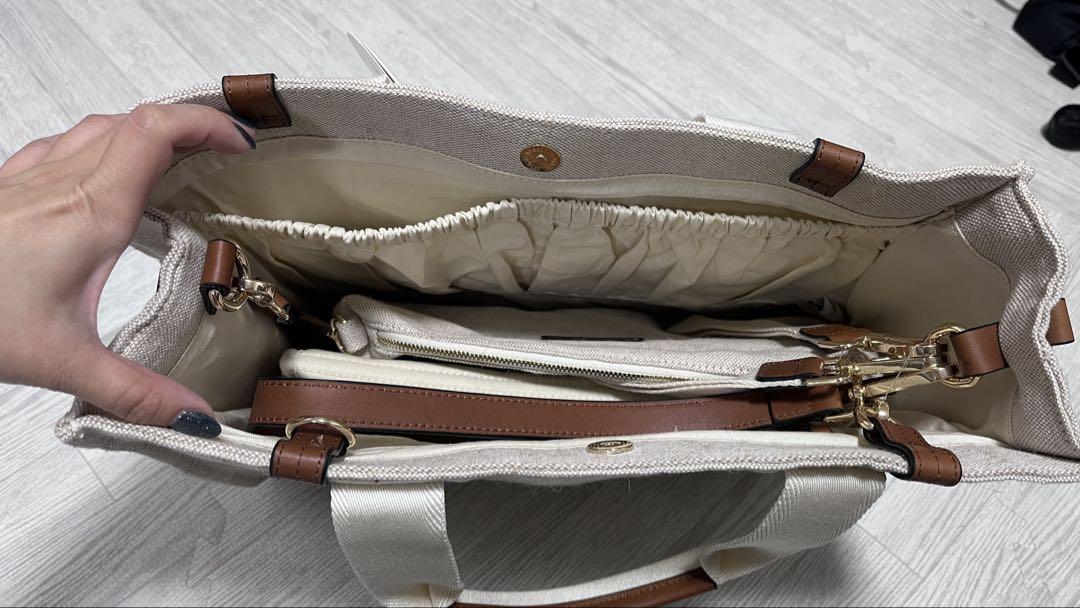 新品未使用Chloé マザーズバッグ ベージュ キャンバス