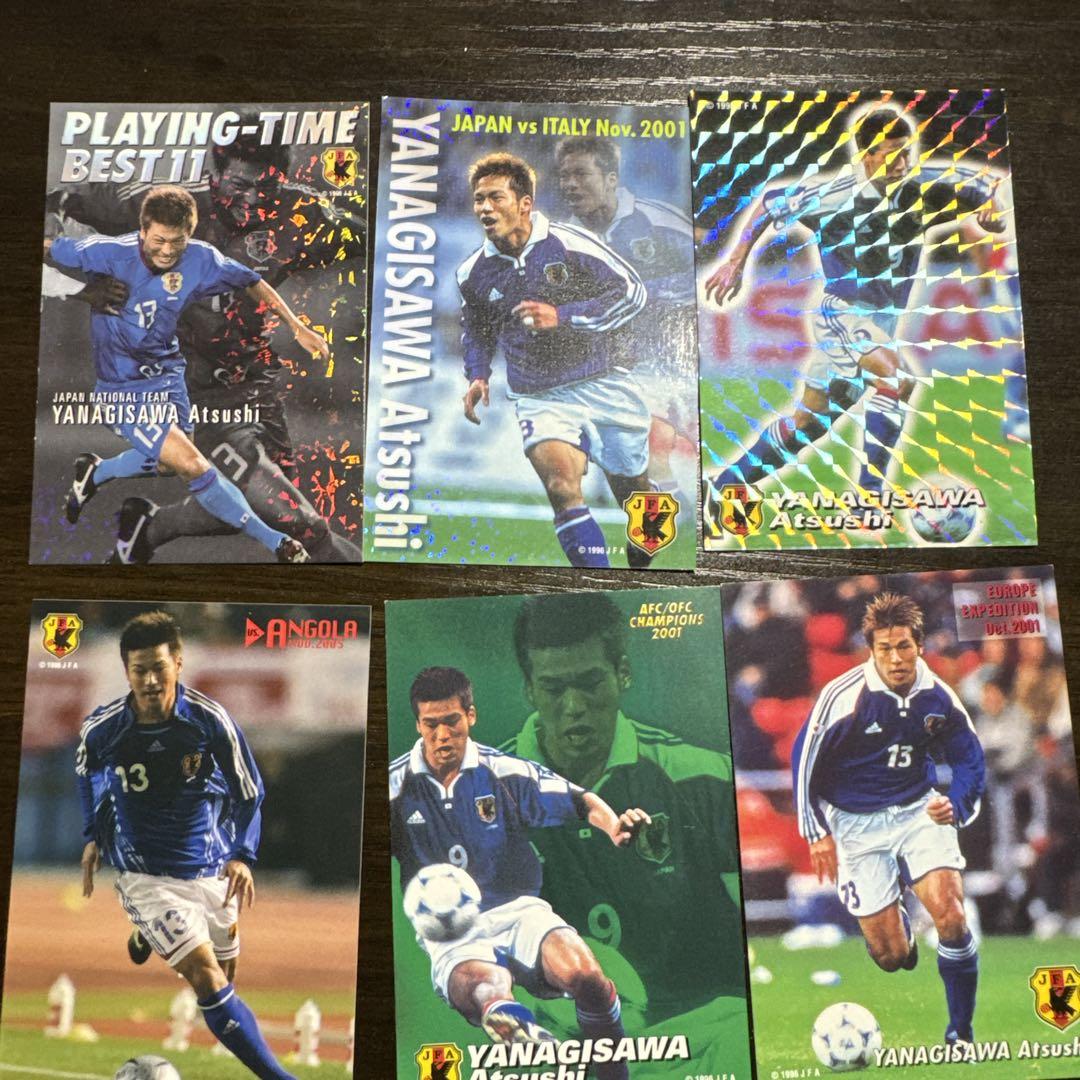 サッカー日本代表サムライブルー　記念品　Jリーグチップスカード約160枚 サッカー 日本代表 SAMURAI BLUE カード 日本代表チップス 浅野