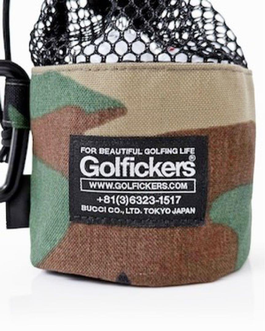ゴルフィッカーズ　ボールポーチ　golfickers GOLF 迷彩