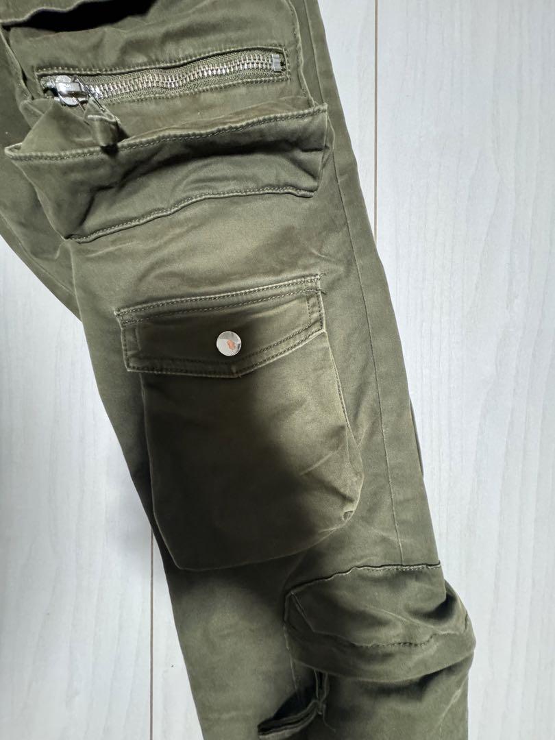 MLVINCE TYPE-2 SLIM CARGO PANTS カーキ