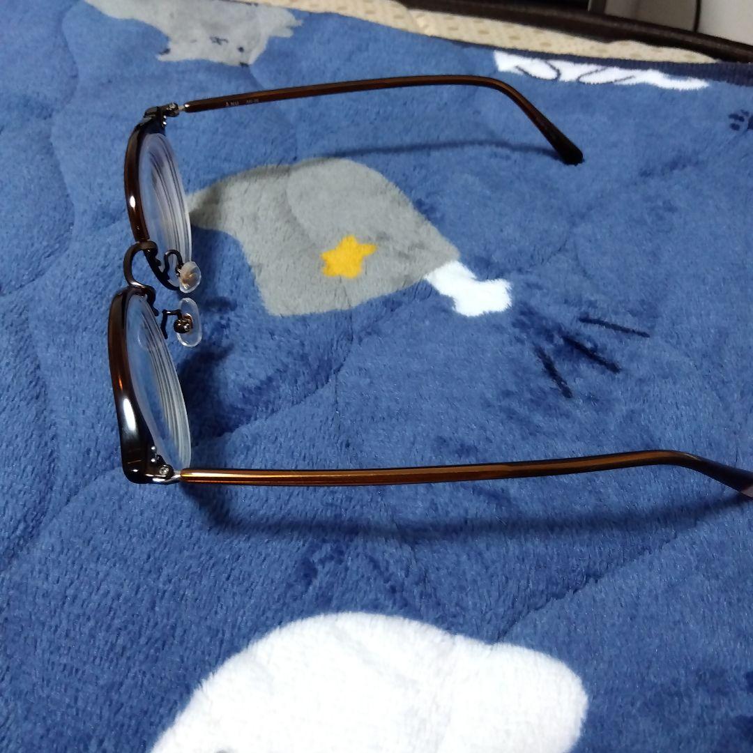 ÄNU メガネ AN39ブラウン