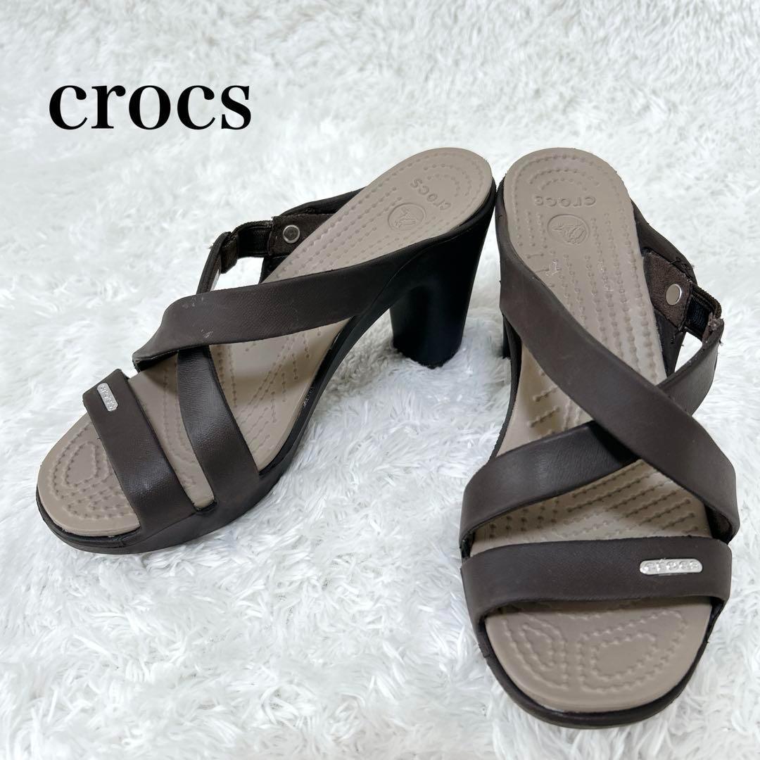 廃盤 クロックス サイプラス 希少サイズ W5 crocs ヒール 廃盤 クロックス サイプラス 希少サイズ W5 crocs ヒール