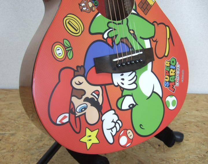 【新品・未使用】 ARIA スーパーマリオギター Aria スーパーマリオ ミニアコースティックギター ARIA-151SM