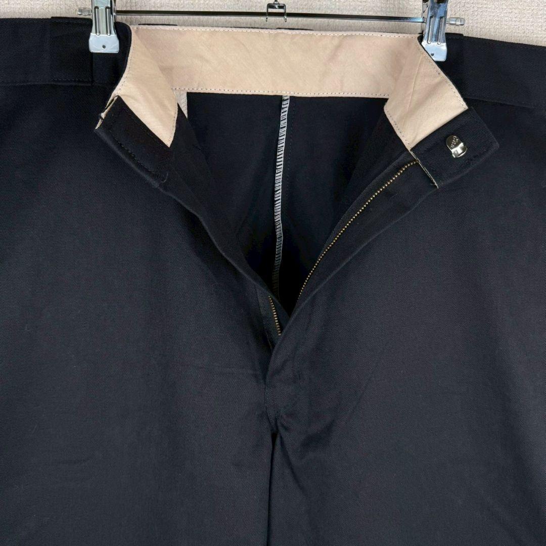 Z120【Dickies】ダブルニー ワークパンツ 【メンズ42×30】ブラック