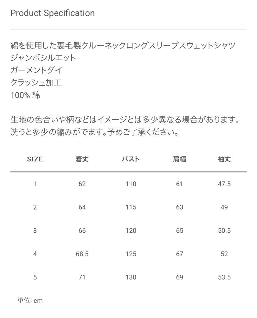 25新作 VISVIM JUMBO SB SWEAT CRASH Size2