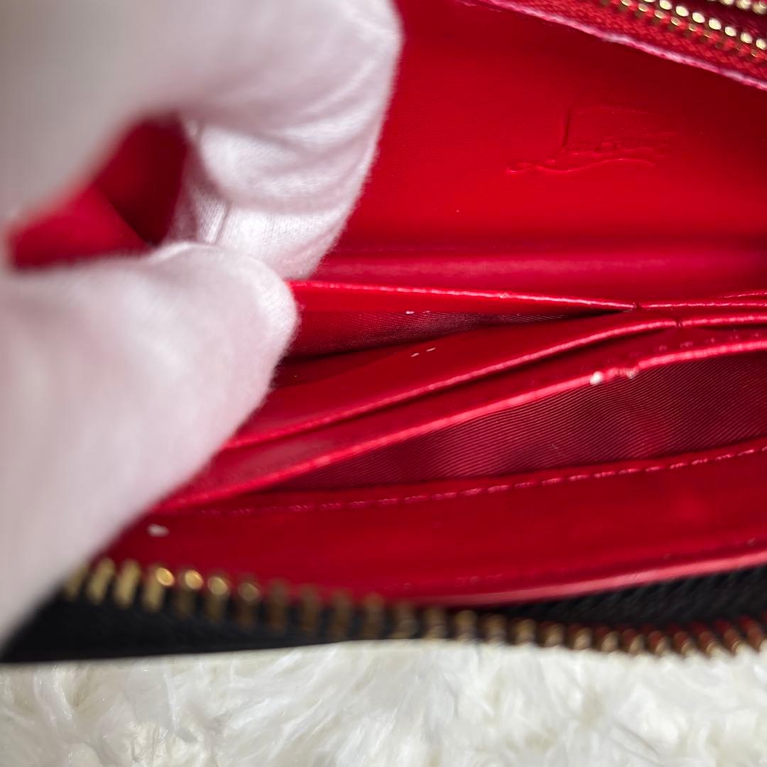 【外観美品✨】Christian Louboutin ブラック長財布 パネトーネ 【外観美品✨】Christian Louboutin ブラック長財布 パネトーネ