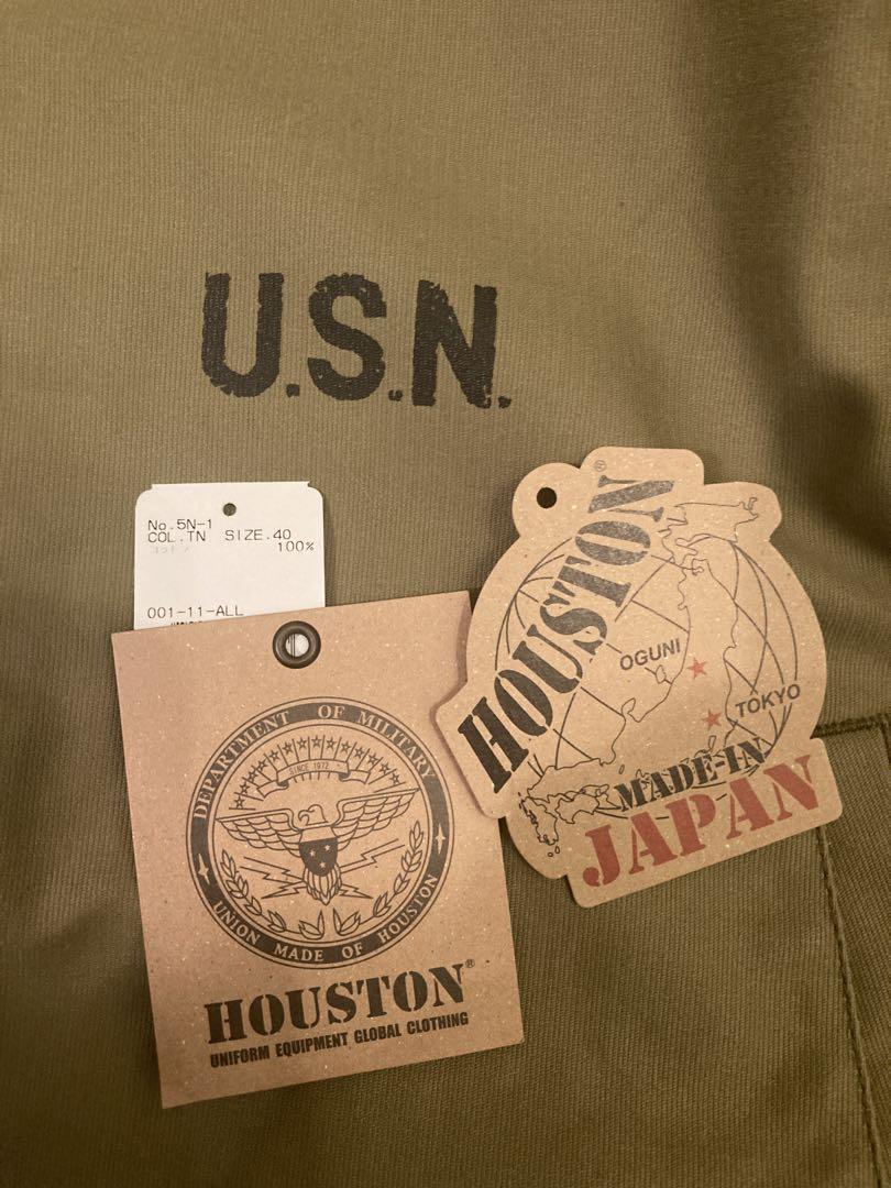HOUSTON N-1 デッキジャケット タン色　40