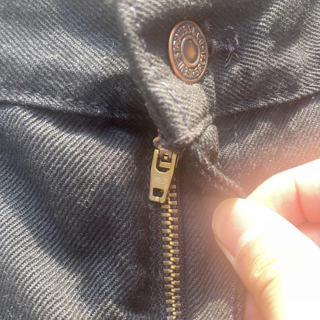 Levi's リーバイス ブラックデニム 553 ベルボトム フレアパンツ