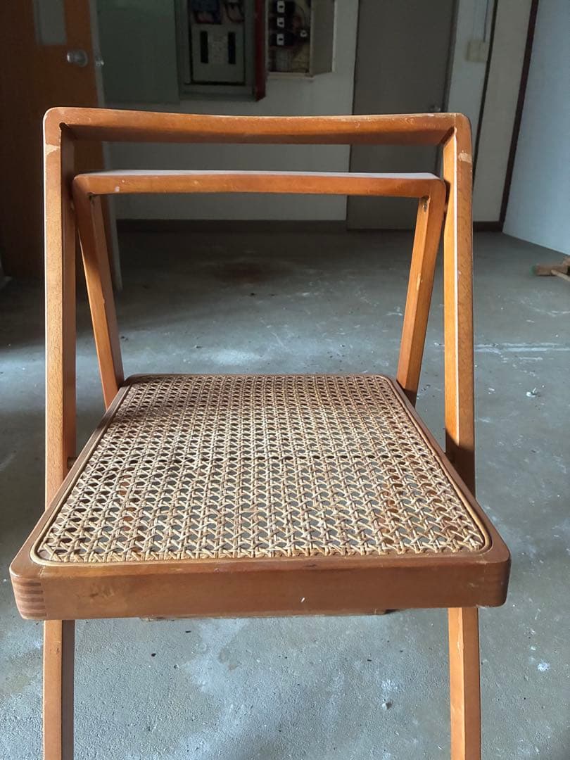 ラタンチェア ラタン フォールディングチェア 折り畳み