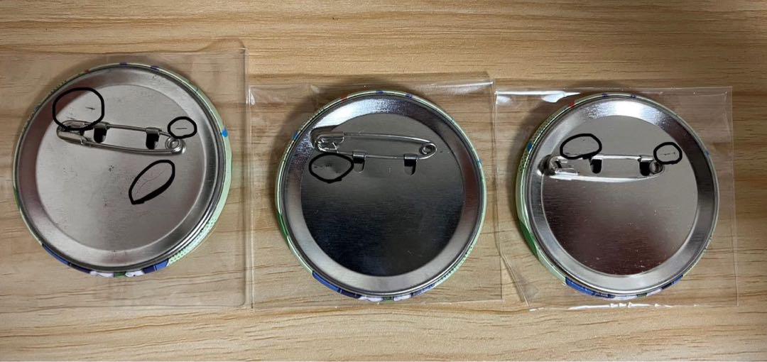 て 缶バッジ