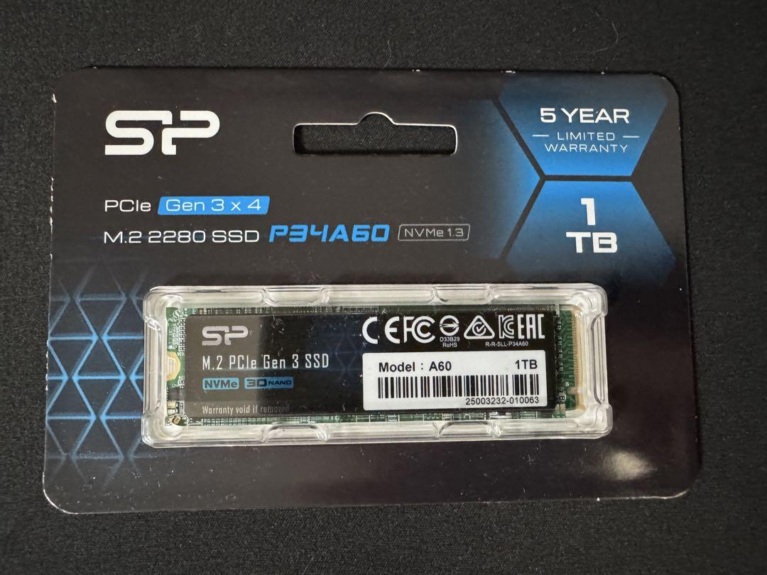 内蔵型SSD SP P34A60 1TB M.2 SSD