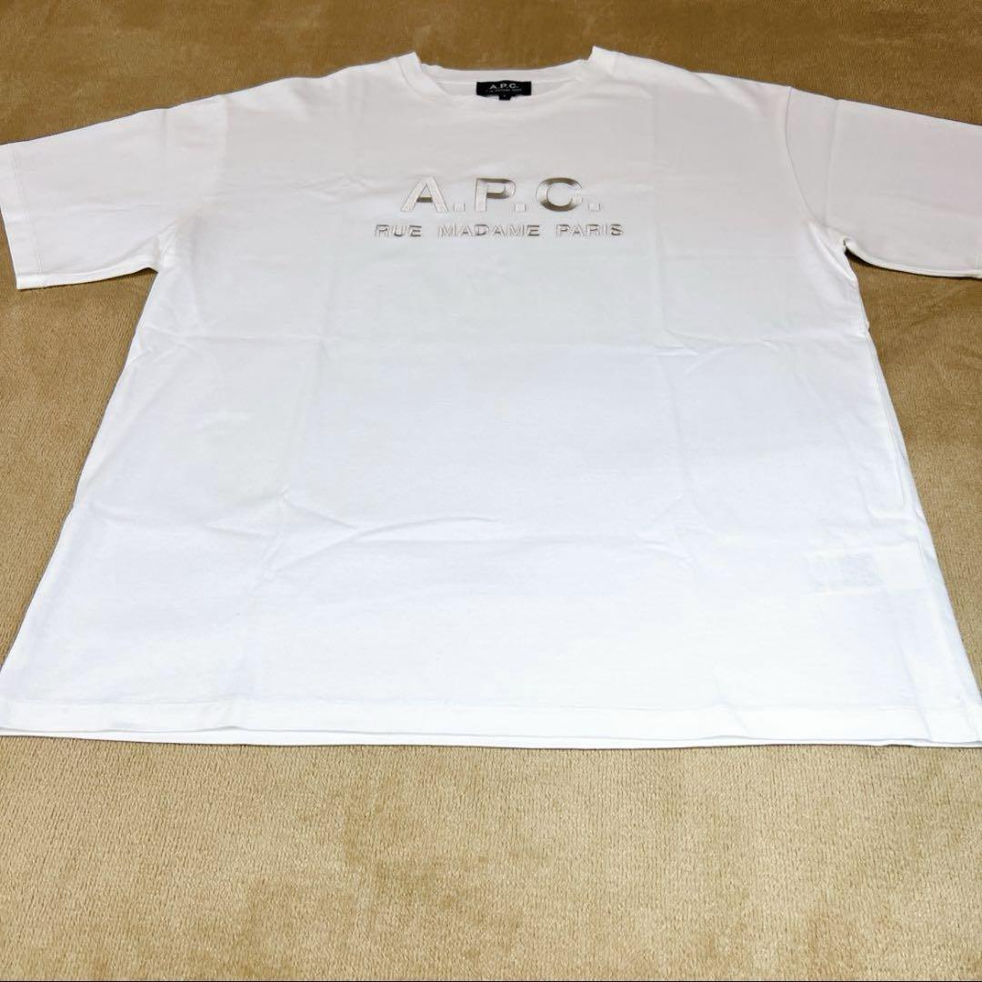 未使用級✨A.P.C. FREAK’S STORE別注 ロゴ刺繍 半袖TシャツS 未使用級✨A.P.C. FREAK'S STORE別注 ロゴ刺繍 Tシャツ - メルカリ