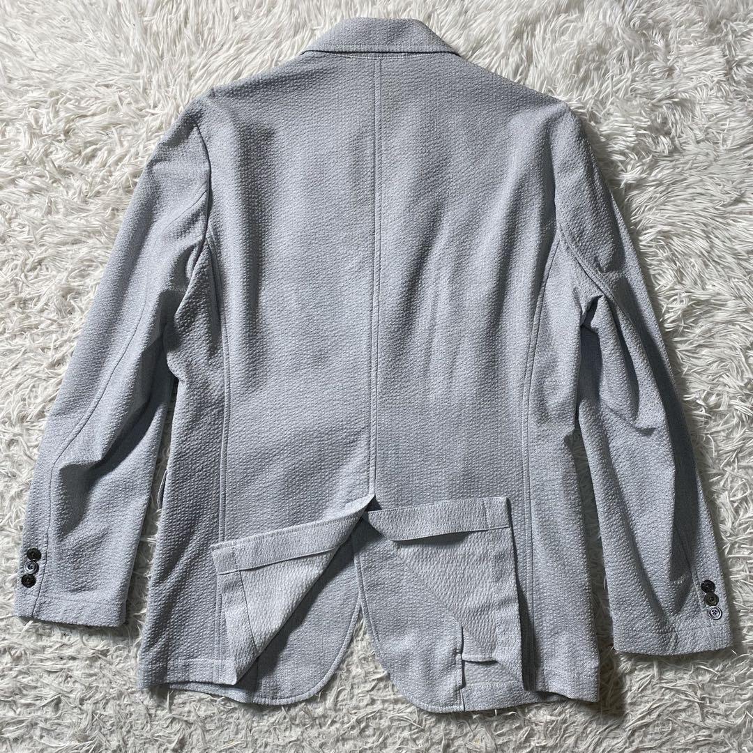極美品】セットアップスーツ　シアサッカー　ストレッチ　2b　アンコン　XL 50