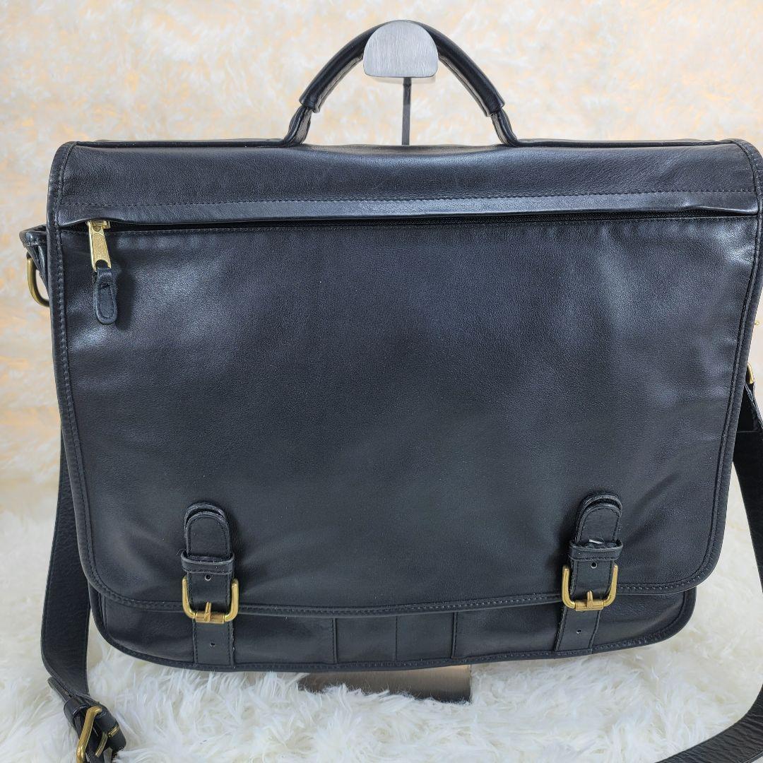 公式ファッションブランド通販サイト ブラックレザー COACH ショルダーバッグ メルカリ - 2WAY バッグ