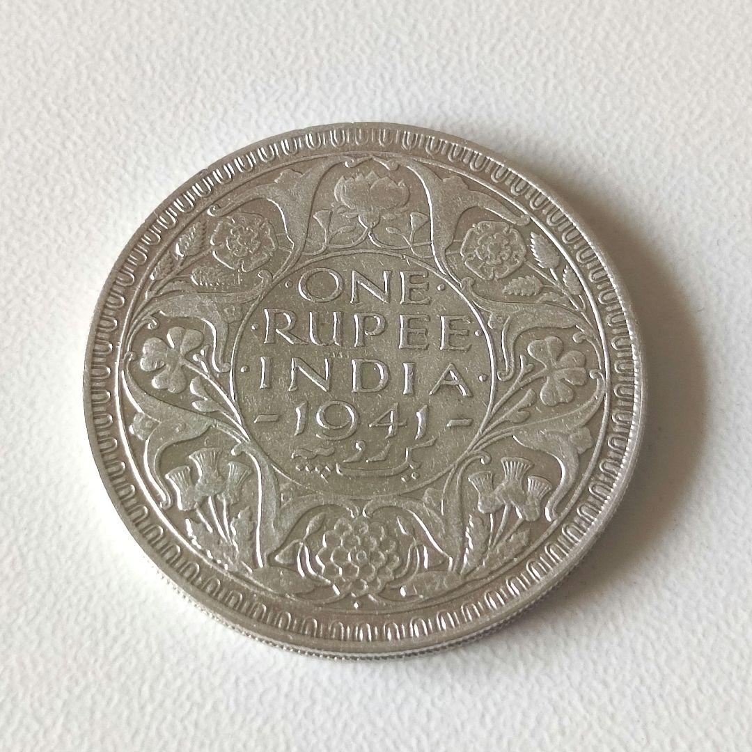 美品】1941年 英領インド 1ルピー銀貨 ジョージ6世 - メルカリ