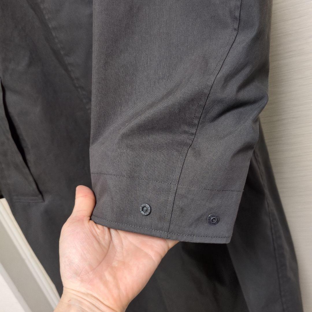 ユニクロU 24AWオーバーサイズステンカラーコート グレー M ユニクロU 24AWオーバーサイズステンカラーコート グレー M