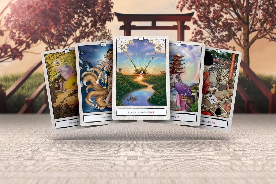 正規品オラクルカード】レア！海外から日本文化を描く✨日出ずる
