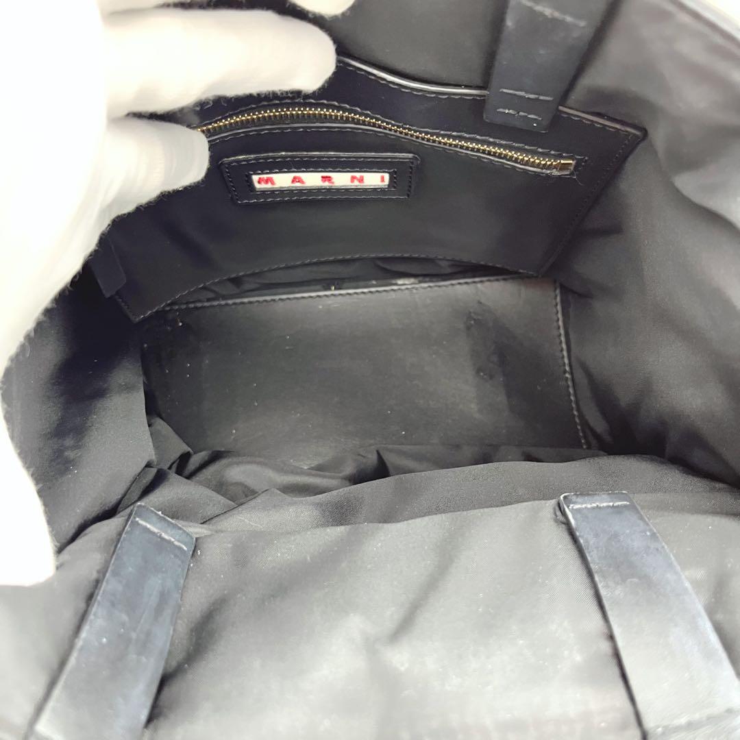希少！美品 MARNI ミュゼオ バッグ 2way ソフトレザー ナイロン