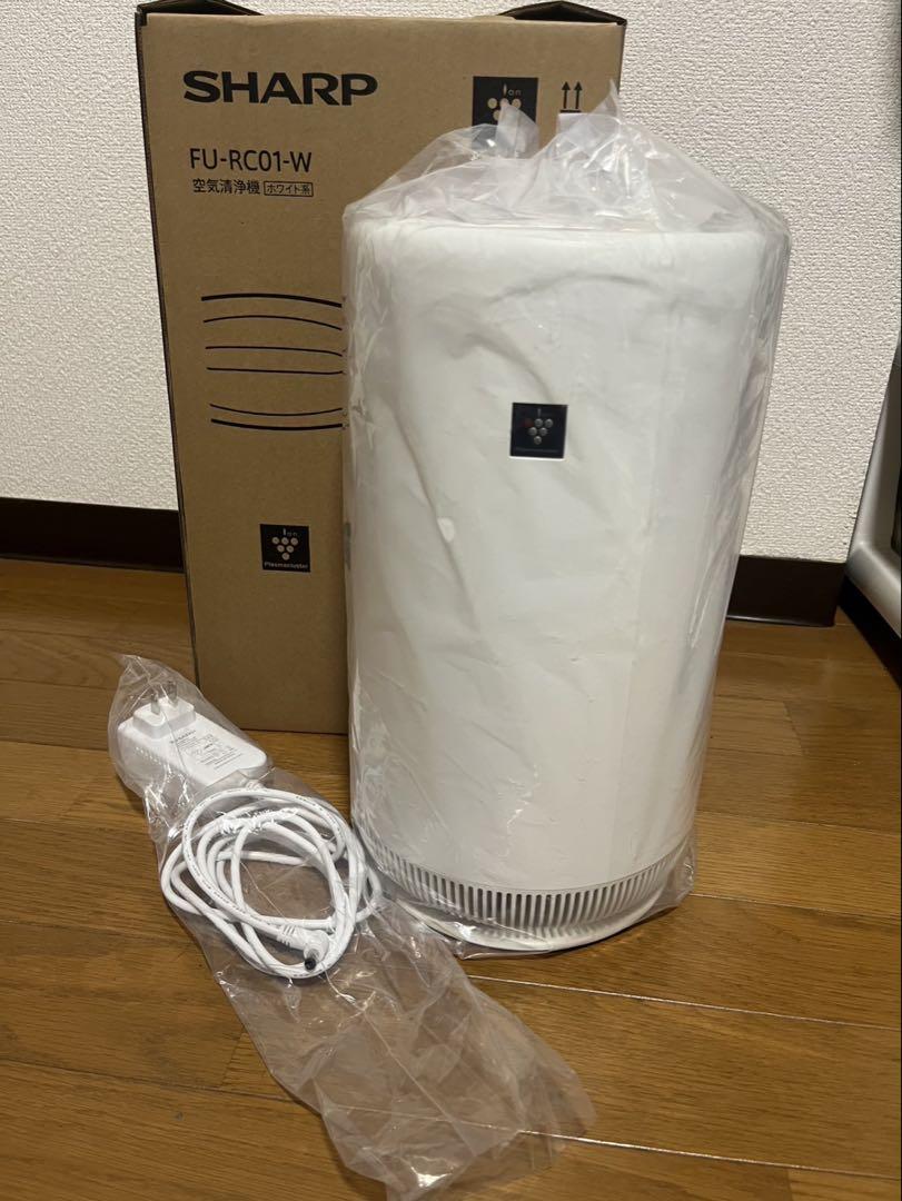 よ*ん様 空気清浄機　シャープ　FU-RC01-W 2024製　箱無し、ACアダ Amazon | シャープ 空気清浄機 FU-RC01-W プラズマクラスター