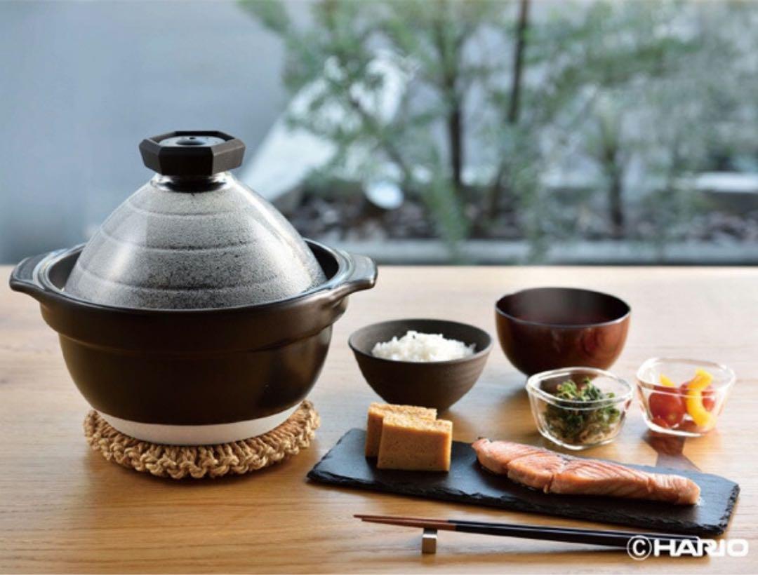 【新品、未使用品】HARIO ご飯釜 日本製 2〜3合　◼️即日発送可能◼️
