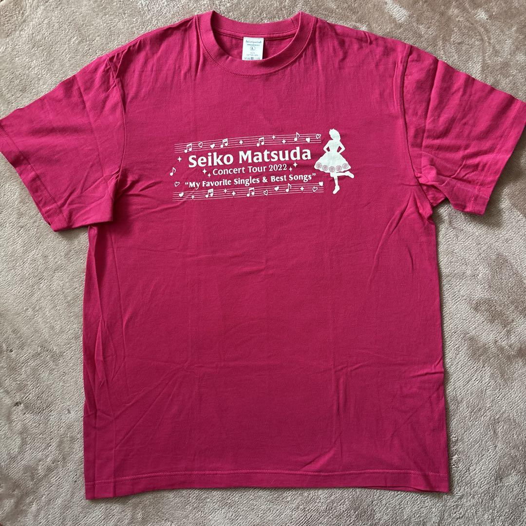 松田聖子】コンサートツアー2022 ツアーTシャツ L ピンク - メルカリ