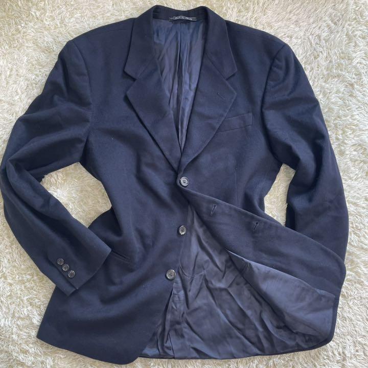 38%割引ブルー系,M激安大特価! ✨美品✨フェンディ カシミヤ100 安い正本 【美品】AURALEEテーラードジャケット ネイビー シャンブレージャケット テーラードジャケット