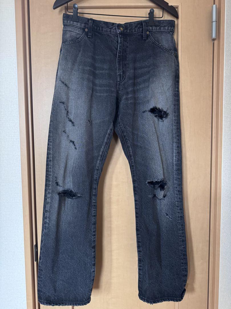 RTF×FACTOTUM CRASH DENIM BAGGY PANTS