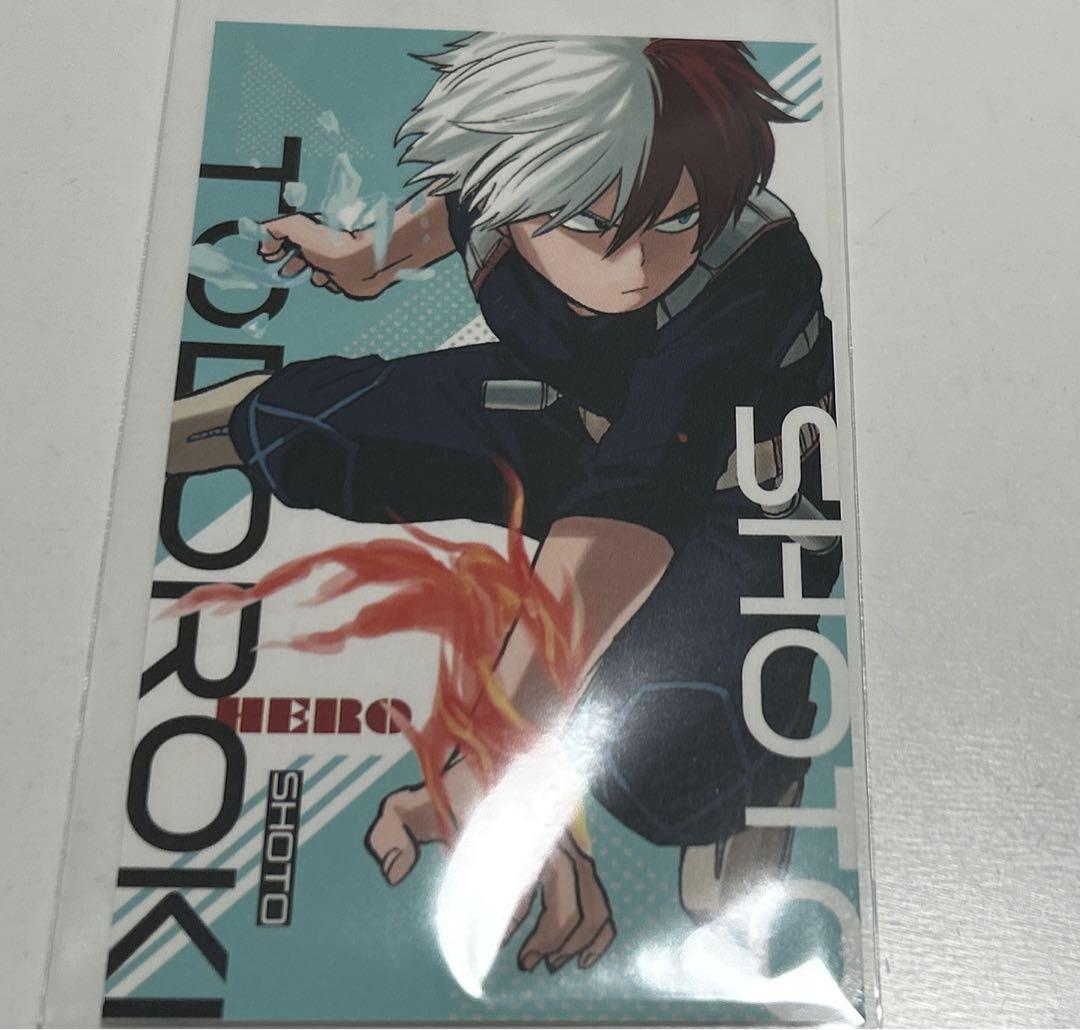 僕のヒーローアカデミア　ヒロアカ　轟焦凍　ジャンプショップ　バレンタイン　カード Amazon.co.jp: 僕のヒーローアカデミア 轟焦凍 バレンタイン