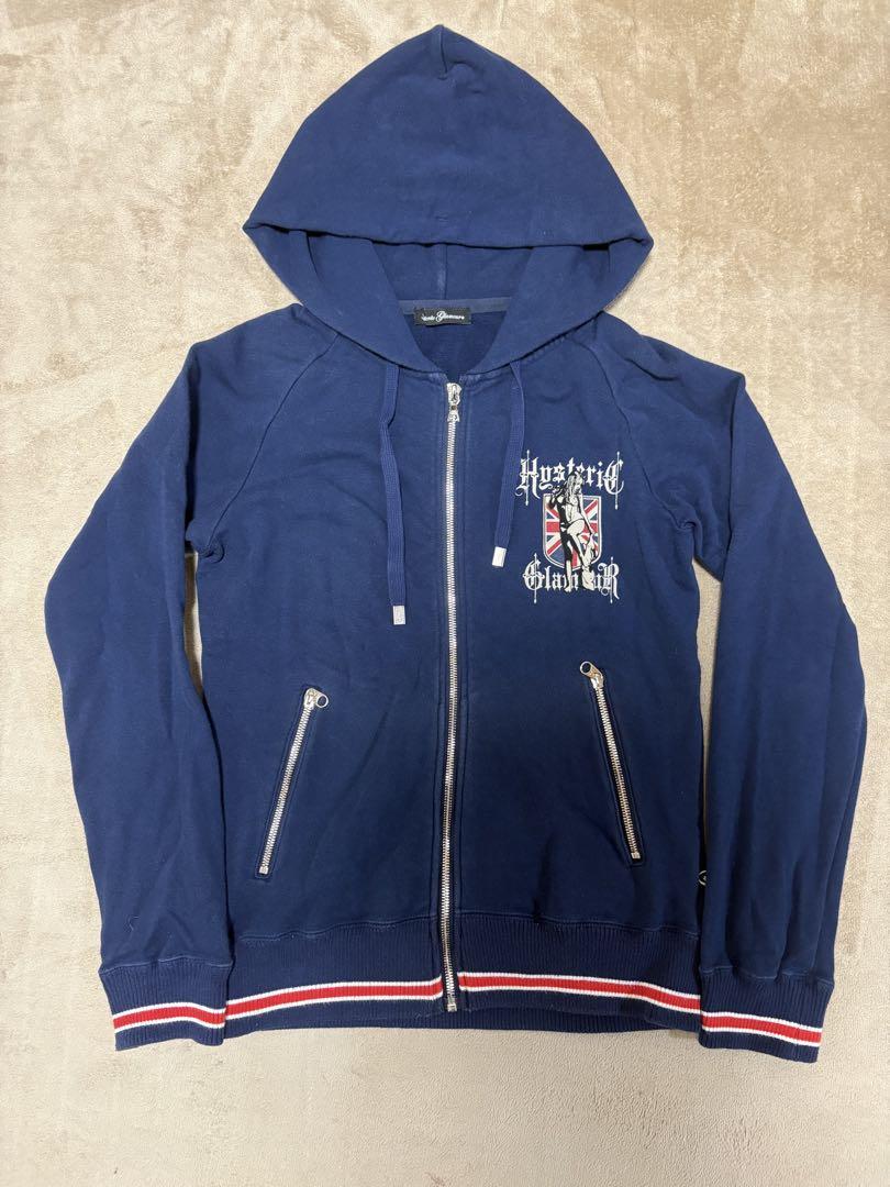 HYSTERIC GLAMOUR ユニオンジャック フルジップパーカー サイズF