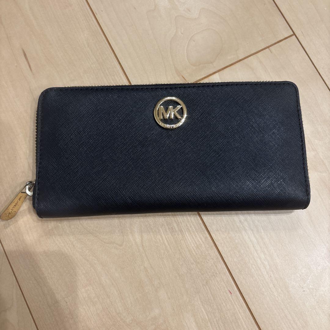Michael Kors ブラック 長財布