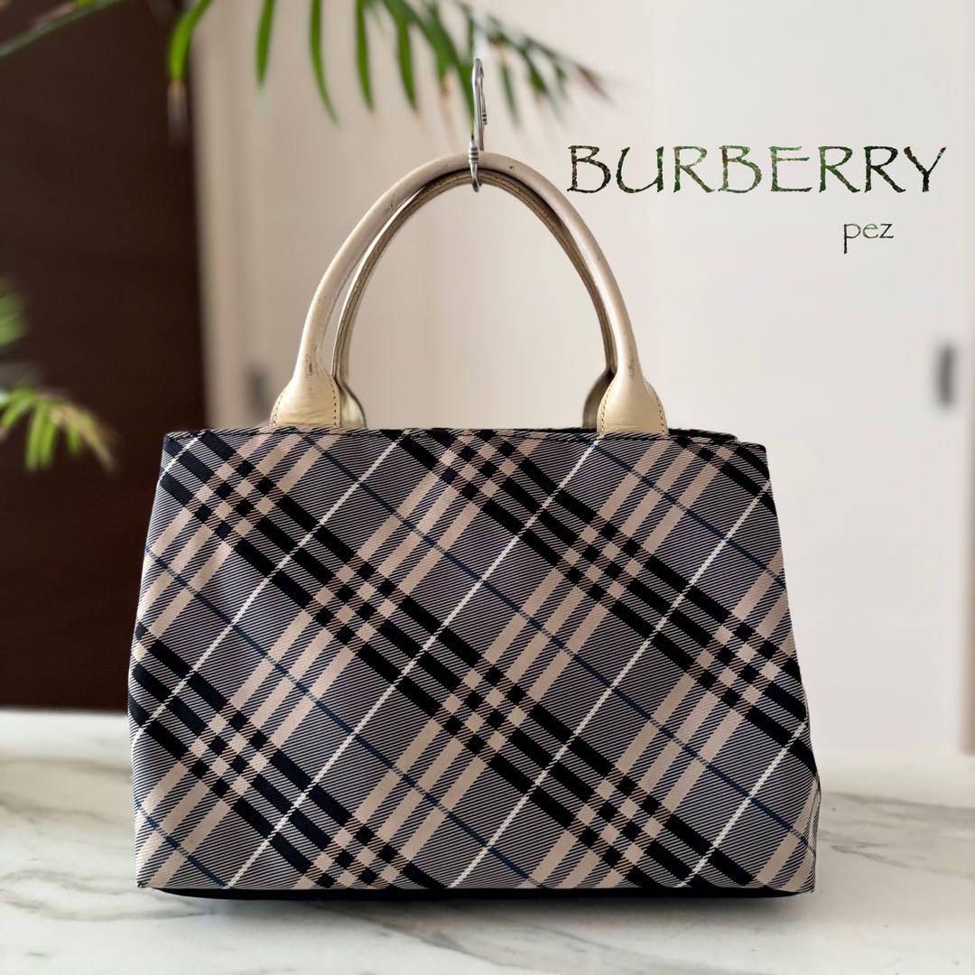 正規品 BURBERRY バーバリー レザートートバッグ